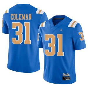 Blue College Football Embroidery Chase Coleman Men Bruin #31 Jerseys 396910-413