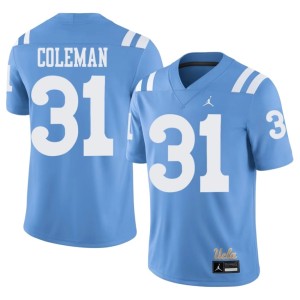Light Blue Replica Bruin Mens Chase Coleman College Football #31 Jersey 845397-987