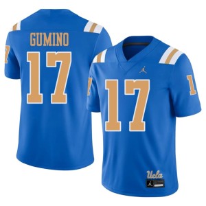 Blue Men Embroidery College Football Bruins #17 Colton Gumino Jersey 425021-132