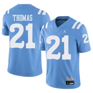 Light Blue Jaivian Thomas The Bruins #21 Men High School College Football Jersey 994478-459