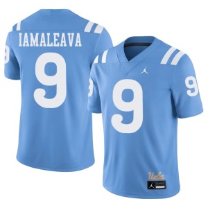 Light Blue College Football Men's Game Nico Iamaleava #9 The Bruins Jerseys 235120-579