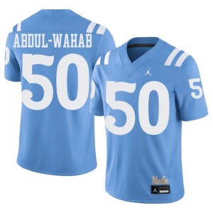 Light Blue Men #50 Salem Abdul-Wahab College Football UCLA Replica Jersey 907102-228