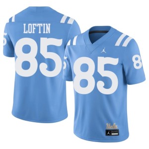 Light Blue Brayden Loftin #85 UCLA Bruins Mens NCAA College Football Jersey 637373-715