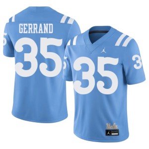 Light Blue Curtis Gerrand Bruin Men's NCAA College Football #35 Jersey 283725-643