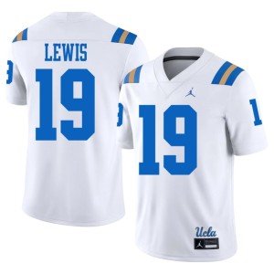 White Mens College Football Marcedes Lewis UCLA #19 2026 Jerseys 694675-568