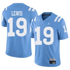 Light Blue #19 The Bruins College Football Men Game Marcedes Lewis Jerseys 378978-151