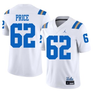 White Men University UCLA College Football #62 Michael Price Jersey 843388-872