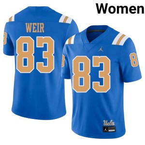 Blue Russell Weir #83 College Football Women's Bruins 2026-27 Jersey 482567-949