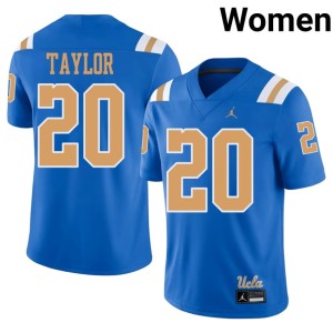Blue Mighty Bruins #20 Scott Taylor Womens 2026 College Football Jersey 795244-293