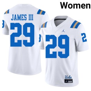 White College Football Womens Replica #29 Mighty Bruins Robert James III Jerseys 939886-369
