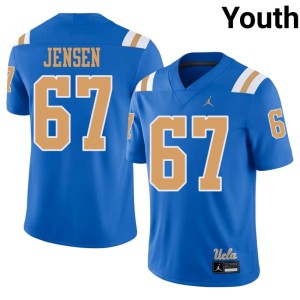 Blue UCLA Bruins College Football Official Youth Cam Jensen #67 Jerseys 285863-990