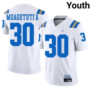 White Halakilangi Muagututi'a UCLA Youth College Football University #30 Jersey 588830-640