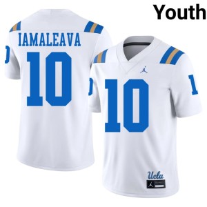 White Madden Iamaleava Youth Replica Bruins College Football #10 Jersey 248692-662