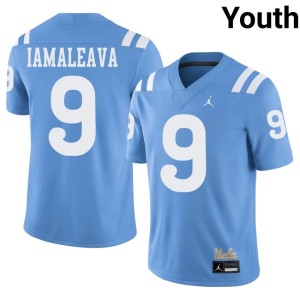 Light Blue Nico Iamaleava #9 Bruins Official Youth College Football Jerseys 217764-270