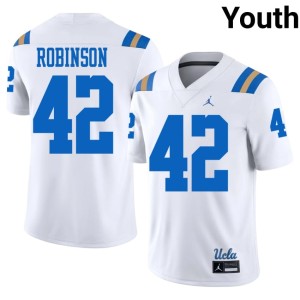 White Alumni Youth Jackie Robinson Westwood Bruins College Football #42 Jersey 931103-162