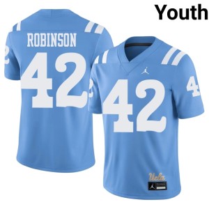 Light Blue Westwood Bruins College Football Youth Jackie Robinson #42 Player Jersey 591755-838
