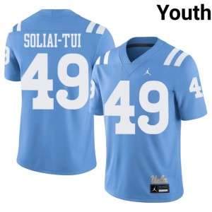 Light Blue #49 Youth Malaki Soliai-Tui College Football Official Bruins Jerseys 772764-918