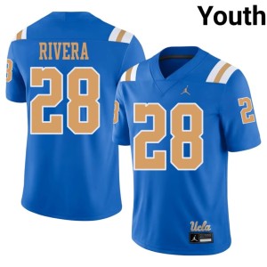 Blue Youth Mason Rivera UCLA College Football University #28 Jerseys 722740-871