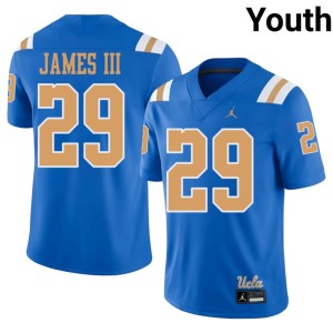 Blue Robert James III College Football Alumni Youth #29 Joe Bruin Jersey 548391-147