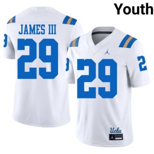 White College Football #29 Embroidery Bruins Robert James III Youth Jersey 217359-695