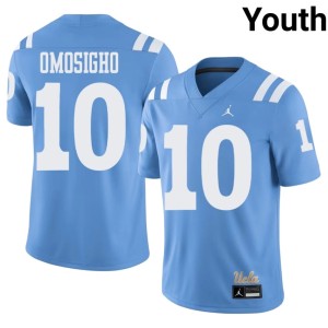 Light Blue Sammy Omosigho College Football Youth NCAA Bruins #10 Jersey 213690-619